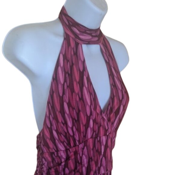 GUESS Pink Halter Dress Size Medium - Picture 2 of 4